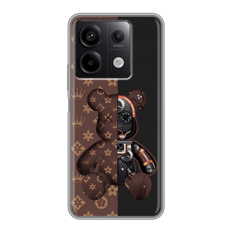 Силиконовый чехол на Xiaomi Redmi Note 13 5G с принтом Луи робот Силиконовый чехол на Xiaomi Redmi Note 13 5G с принтом Луи робот