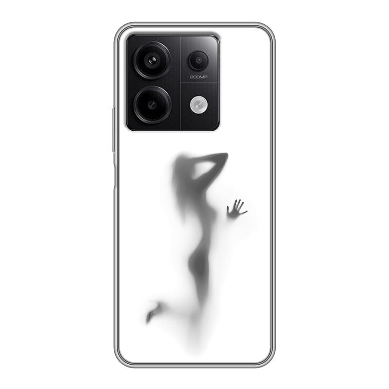 Силиконовый чехол на Xiaomi Redmi Note 13 5G с принтом Силуэт Силиконовый чехол на Xiaomi Redmi Note 13 5G с принтом Силуэт
