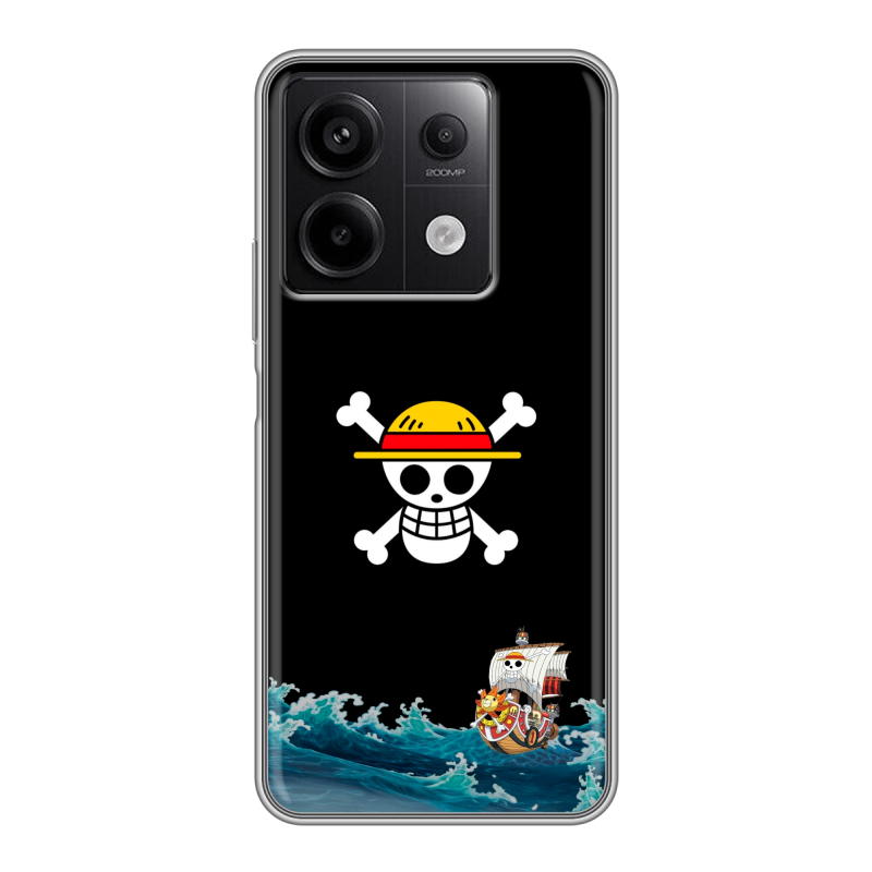 Силиконовый чехол на Xiaomi Redmi Note 13 5G с принтом One Piece Ван Пис Силиконовый чехол на Xiaomi Redmi Note 13 5G с принтом One Piece Ван Пис
