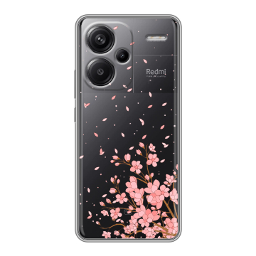 Силиконовый чехол на Xiaomi Redmi Note 13 Pro Plus с принтом Ветка сакуры Силиконовый чехол на Xiaomi Redmi Note 13 Pro Plus с принтом Ветка сакуры