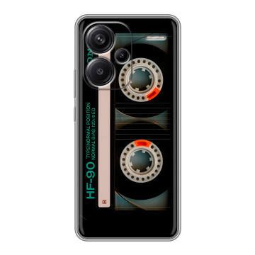 Силиконовый чехол на Xiaomi Redmi Note 13 Pro Plus с принтом Кассета Силиконовый чехол на Xiaomi Redmi Note 13 Pro Plus с принтом Кассета
