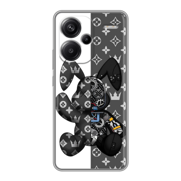 Силиконовый чехол на Xiaomi Redmi Note 13 Pro Plus с принтом Луи робот Силиконовый чехол на Xiaomi Redmi Note 13 Pro Plus с принтом Луи робот