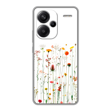 Силиконовый чехол на Xiaomi Redmi Note 13 Pro Plus с принтом цветы Силиконовый чехол на Xiaomi Redmi Note 13 Pro Plus с принтом цветы