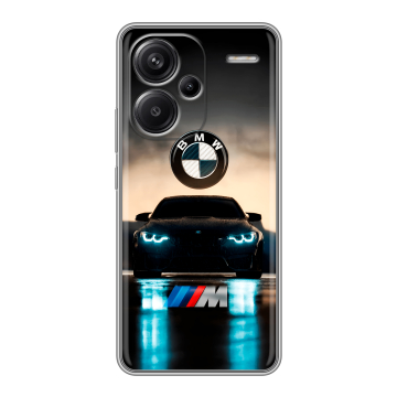 Силиконовый чехол на Xiaomi Redmi Note 13 Pro Plus с принтом БМВ BMW