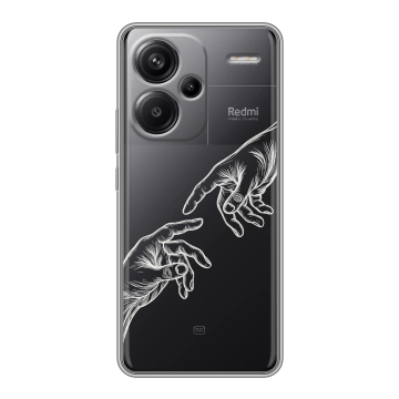 Силиконовый чехол на Xiaomi Redmi Note 13 Pro Plus с принтом Сотворение мира Силиконовый чехол на Xiaomi Redmi Note 13 Pro Plus с принтом Сотворение мира