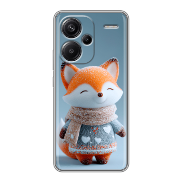 Силиконовый чехол на Xiaomi Redmi Note 13 Pro Plus с принтом Лиса Силиконовый чехол на Xiaomi Redmi Note 13 Pro Plus с принтом Лиса