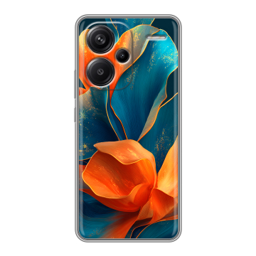 Силиконовый чехол на Xiaomi Redmi Note 13 Pro Plus с принтом Цветы Силиконовый чехол на Xiaomi Redmi Note 13 Pro Plus с принтом Цветы