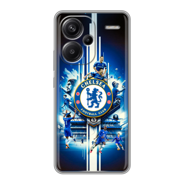 Силиконовый чехол на Xiaomi Redmi Note 13 Pro Plus с принтом Chelsea Челси Силиконовый чехол на Xiaomi Redmi Note 13 Pro Plus с принтом Chelsea Челси