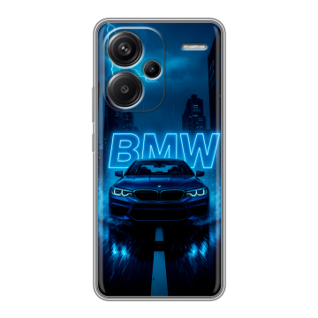 Силиконовый чехол на Xiaomi Redmi Note 13 Pro Plus с принтом BMW БМВ Силиконовый чехол на Xiaomi Redmi Note 13 Pro Plus с принтом BMW БМВ