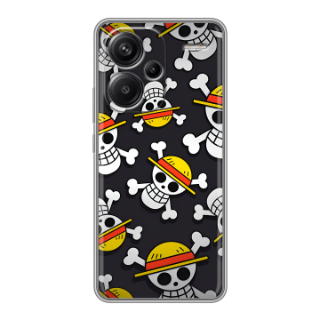 Силиконовый чехол на Xiaomi Redmi Note 13 Pro Plus с принтом One Piece Ван Пис Силиконовый чехол на Xiaomi Redmi Note 13 Pro Plus с принтом One Piece Ван Пис