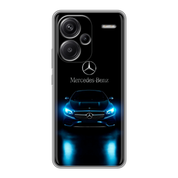 Силиконовый чехол на Xiaomi Redmi Note 13 Pro Plus с принтом Mercedes Мерседес Силиконовый чехол на Xiaomi Redmi Note 13 Pro Plus с принтом Mercedes Мерседес