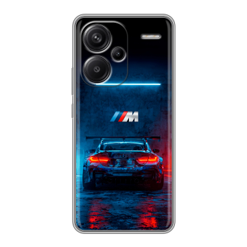 Силиконовый чехол на Xiaomi Redmi Note 13 Pro Plus с принтом BMW БМВ Силиконовый чехол на Xiaomi Redmi Note 13 Pro Plus с принтом BMW БМВ