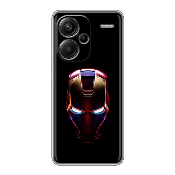 Силиконовый чехол на Xiaomi Redmi Note 13 Pro Plus с принтом IronMan Железный человек Силиконовый чехол на Xiaomi Redmi Note 13 Pro Plus с принтом IronMan Железный человек