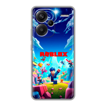 Силиконовый чехол на Xiaomi Redmi Note 13 Pro Plus с принтом Roblox Роблокс Силиконовый чехол на Xiaomi Redmi Note 13 Pro Plus с принтом Roblox Роблокс