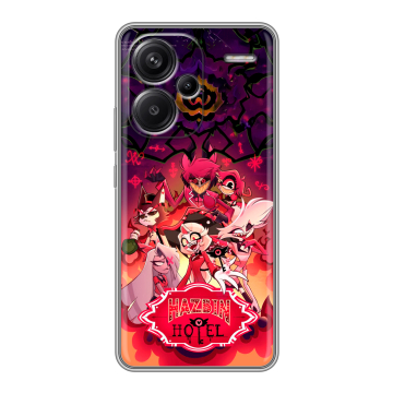 Силиконовый чехол на Xiaomi Redmi Note 13 Pro Plus с принтом Hazbin Hotel Отель Хазбин Силиконовый чехол на Xiaomi Redmi Note 13 Pro Plus с принтом Hazbin Hotel Отель Хазбин