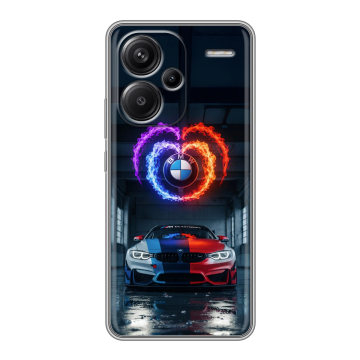 Силиконовый чехол на Xiaomi Redmi Note 13 Pro Plus с принтом BMW БМВ Силиконовый чехол на Xiaomi Redmi Note 13 Pro Plus с принтом BMW БМВ