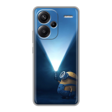 Силиконовый чехол на Xiaomi Redmi Note 13 Pro Plus с принтом Миньоны Силиконовый чехол на Xiaomi Redmi Note 13 Pro Plus с принтом Миньоны