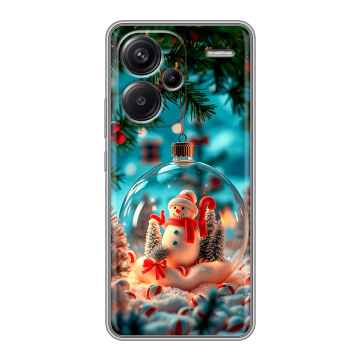 Силиконовый чехол на Xiaomi Redmi Note 13 Pro Plus с принтом Новый год Силиконовый чехол на Xiaomi Redmi Note 13 Pro Plus с принтом Новый год