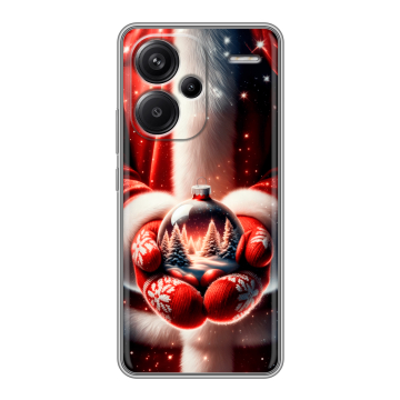 Силиконовый чехол на Xiaomi Redmi Note 13 Pro Plus с принтом Новый год Силиконовый чехол на Xiaomi Redmi Note 13 Pro Plus с принтом Новый год