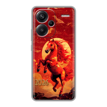 Силиконовый чехол на Xiaomi Redmi Note 13 Pro Plus с принтом Новый год Силиконовый чехол на Xiaomi Redmi Note 13 Pro Plus с принтом Новый год