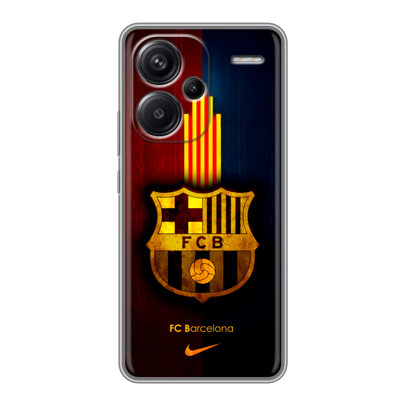 Силиконовый чехол на Xiaomi Redmi Note 13 Pro Plus с принтом Барселона Barcelona Силиконовый чехол на Xiaomi Redmi Note 13 Pro Plus с принтом Барселона Barcelona