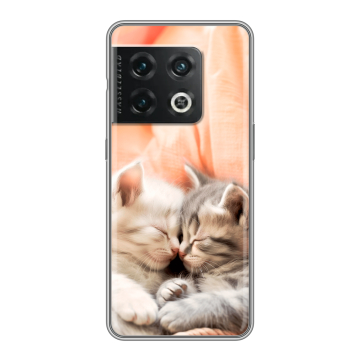 Силиконовый чехол на OnePlus 10 Pro с принтом Котята Силиконовый чехол на OnePlus 10 Pro с принтом Котята