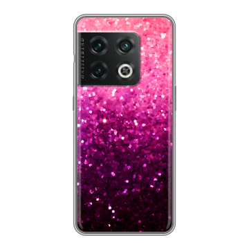 Силиконовый чехол на OnePlus 10 Pro с принтом Блестки