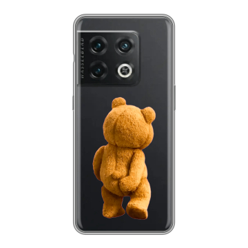 Силиконовый чехол на OnePlus 10 Pro с принтом Медведь