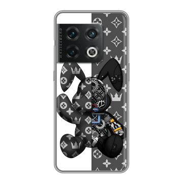 Силиконовый чехол на OnePlus 10 Pro с принтом Луи робот