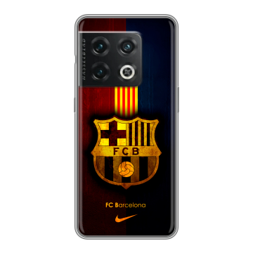 Силиконовый чехол на OnePlus 10 Pro с принтом Барселона Barcelona