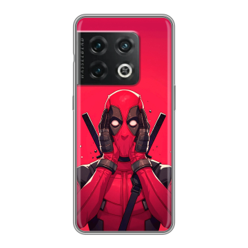 Силиконовый чехол на OnePlus 10 Pro с принтом Дедпул Deadpool Силиконовый чехол на OnePlus 10 Pro с принтом Дедпул Deadpool