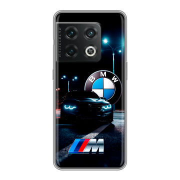 Силиконовый чехол на OnePlus 10 Pro с принтом БМВ BMW