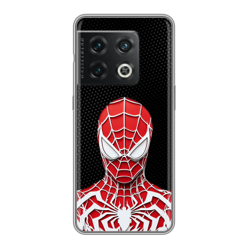 Силиконовый чехол на OnePlus 10 Pro с принтом человек паук spiderman Силиконовый чехол на OnePlus 10 Pro с принтом человек паук spiderman