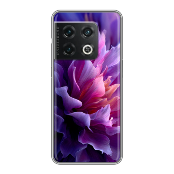Силиконовый чехол на OnePlus 10 Pro с принтом женский цветы