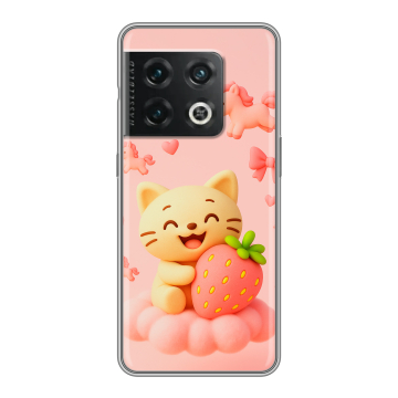 Силиконовый чехол на OnePlus 10 Pro с принтом для девочек