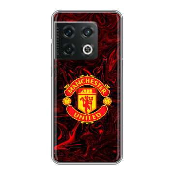 Силиконовый чехол на OnePlus 10 Pro с принтом Manchester United