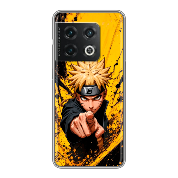 Силиконовый чехол на OnePlus 10 Pro с принтом Naruto Наруто