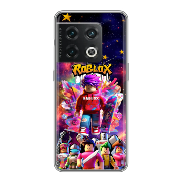 Силиконовый чехол на OnePlus 10 Pro с принтом Roblox Роблокс