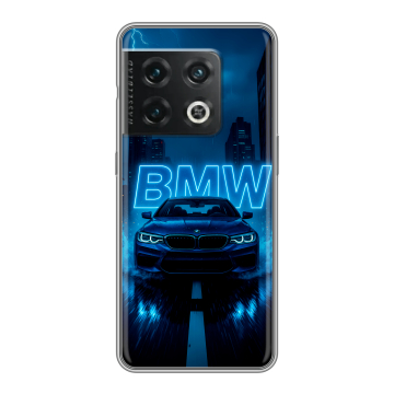 Силиконовый чехол на OnePlus 10 Pro с принтом BMW БМВ