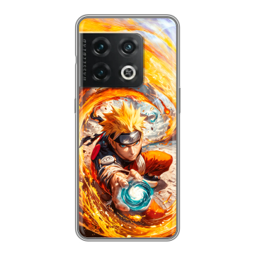 Силиконовый чехол на OnePlus 10 Pro с принтом Аниме Наруто Naruto