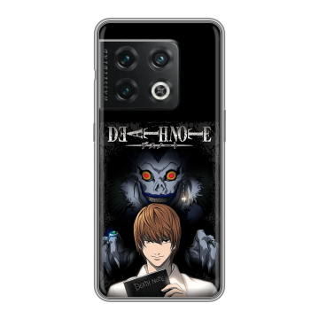 Силиконовый чехол на OnePlus 10 Pro с принтом Death note Тетрадь смерти