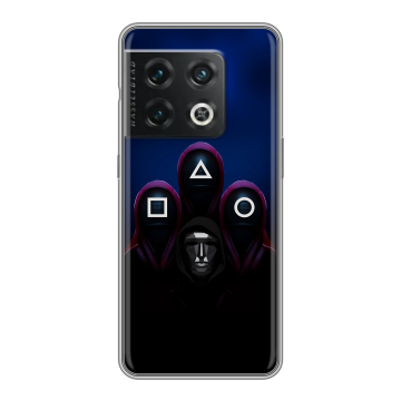 Силиконовый чехол на OnePlus 10 Pro с принтом Игра Кальмара