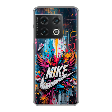 Силиконовый чехол на OnePlus 10 Pro с принтом Nike Найк Силиконовый чехол на OnePlus 10 Pro с принтом Nike Найк