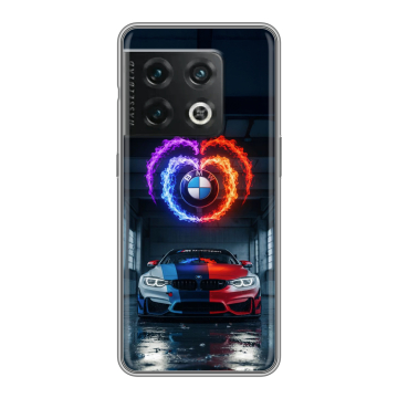 Силиконовый чехол на OnePlus 10 Pro с принтом BMW БМВ