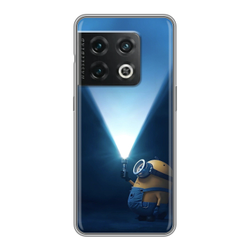 Силиконовый чехол на OnePlus 10 Pro с принтом Миньоны Силиконовый чехол на OnePlus 10 Pro с принтом Миньоны
