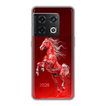 Силиконовый чехол на OnePlus 10 Pro с принтом Новый год