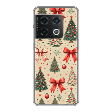 Силиконовый чехол на OnePlus 10 Pro с принтом Новый год