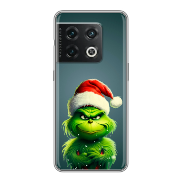 Силиконовый чехол на OnePlus 10 Pro с принтом Новый год