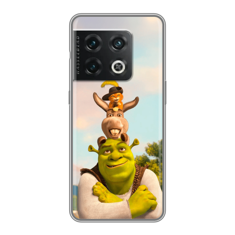 Силиконовый чехол на OnePlus 10 Pro с принтом Шрек Shrek Силиконовый чехол на OnePlus 10 Pro с принтом Шрек Shrek