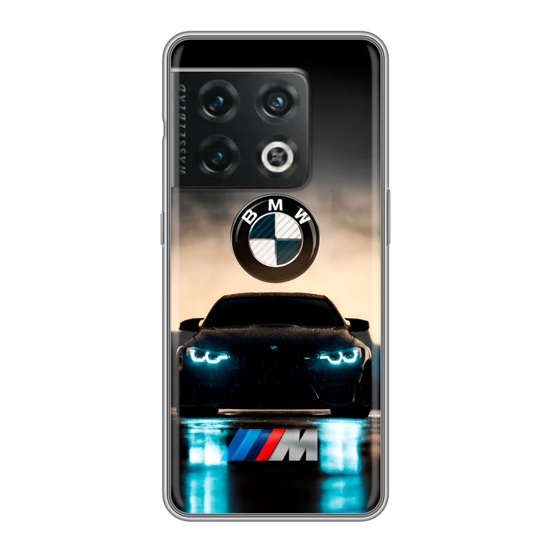 Силиконовый чехол на OnePlus 10 Pro с принтом БМВ BMW Силиконовый чехол на OnePlus 10 Pro с принтом БМВ BMW